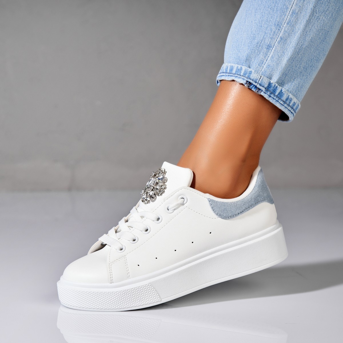 Poze Adidași damă Piele Ecologica Albastru Ashvi