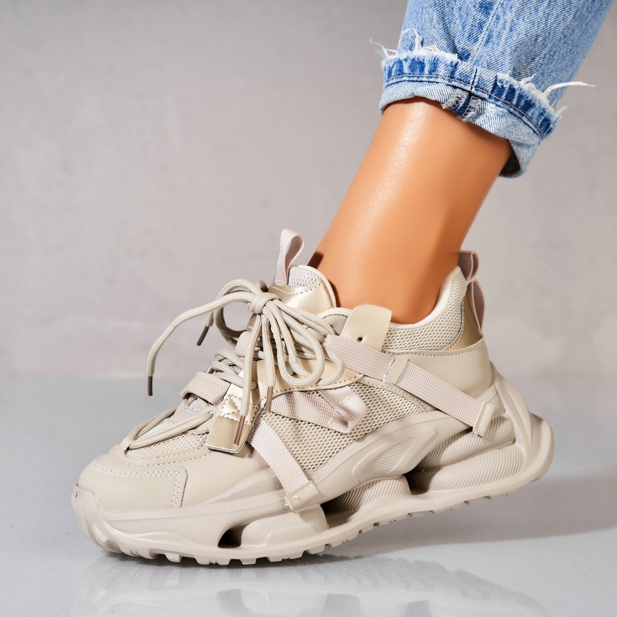 Poze Adidași damă Piele Ecologica Gri Myna