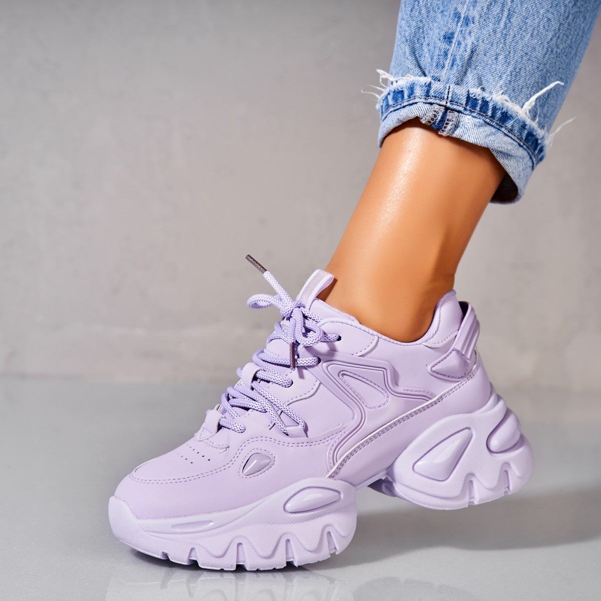 Poze Adidași damă Piele Ecologica Mov Sufia