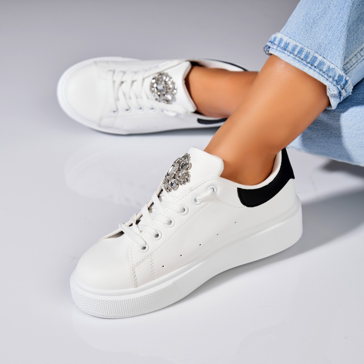 Poze Adidași damă Piele Ecologica Negru Ashvi