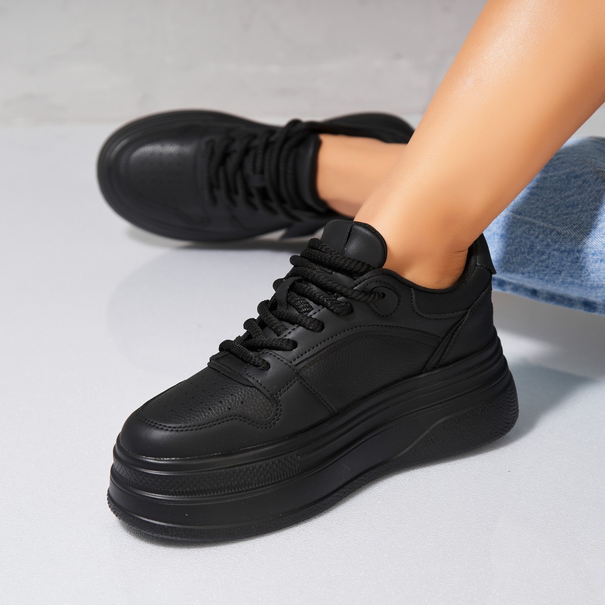 Poze Adidași damă Piele Ecologica Negru Danira