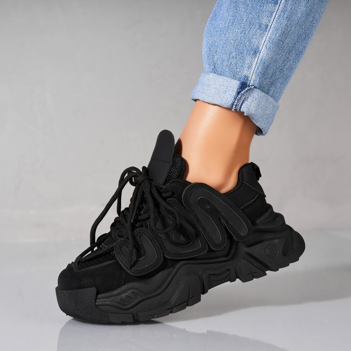 Poze Adidași damă Piele Ecologica Negru Dylin