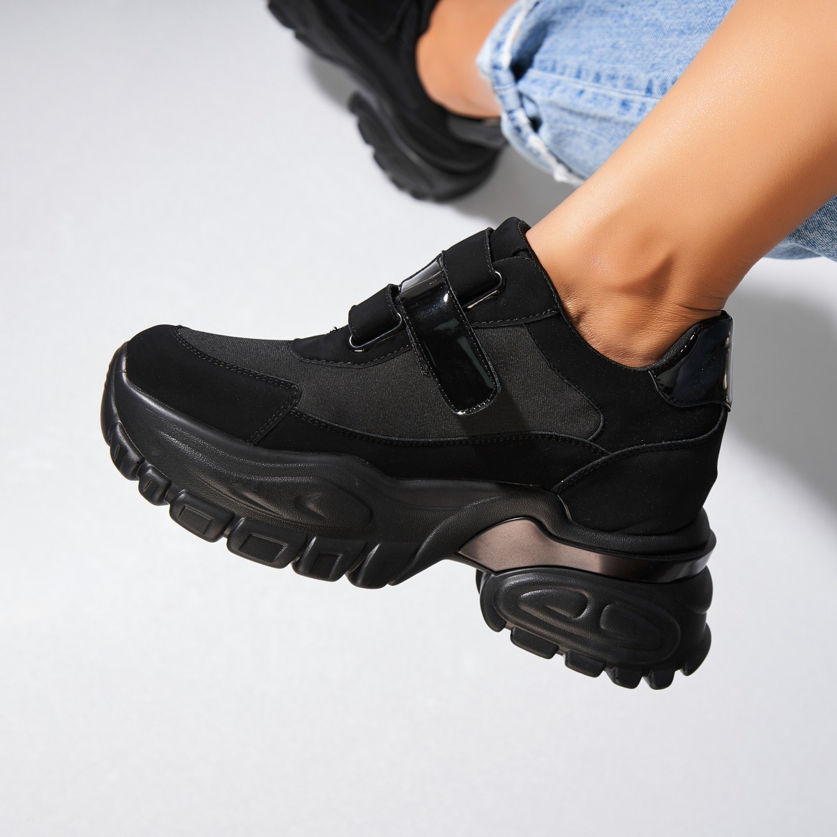 Poze Adidași damă Piele Ecologica Negru Maili