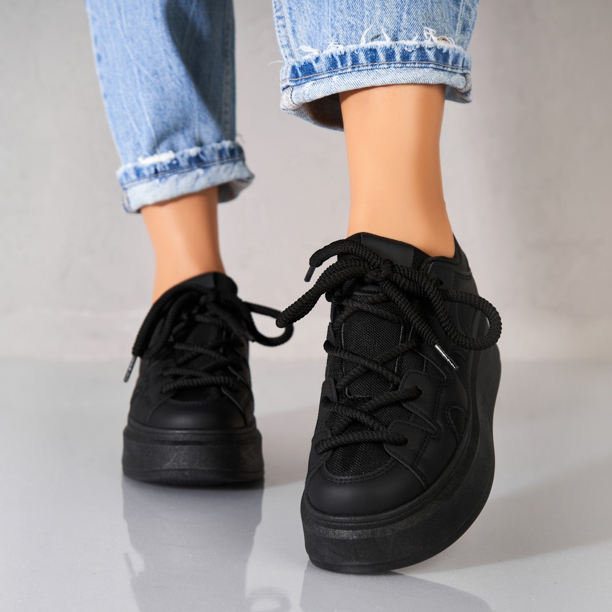 Poze Adidași damă Piele Ecologica Negru Nylie