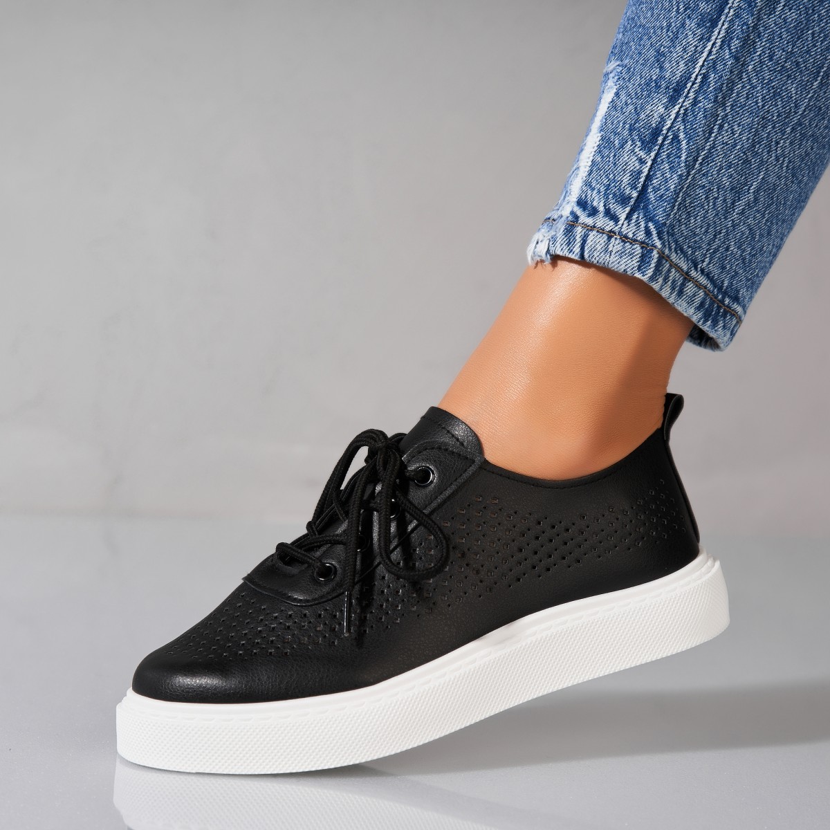 Poze Adidași damă Piele Ecologica Negru Sedra