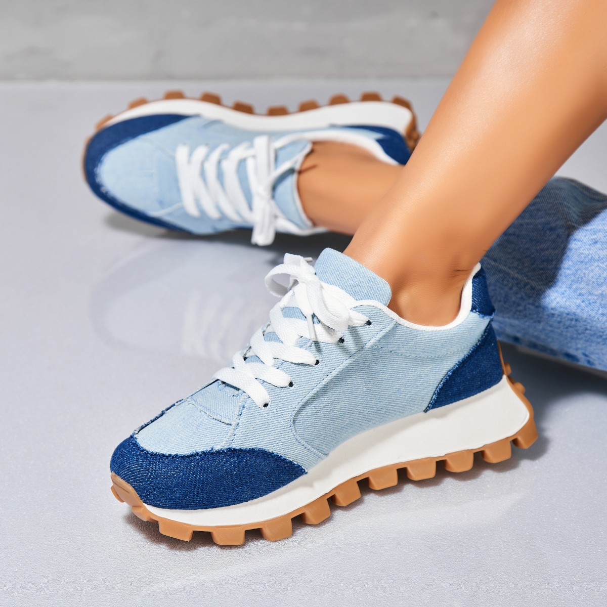 Poze Adidași damă Textil Albastru Venya