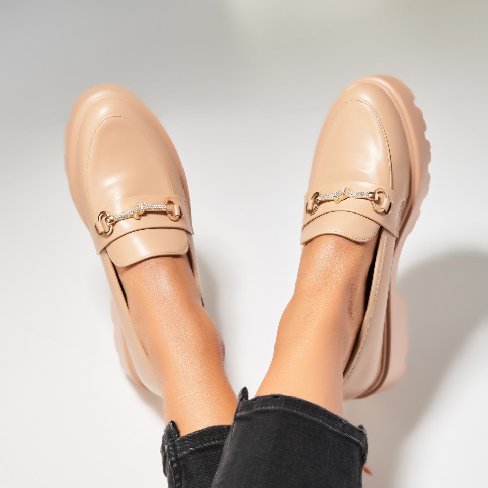 Poze Pantofi dama casual Kaki din Piele Ecologica Elmira