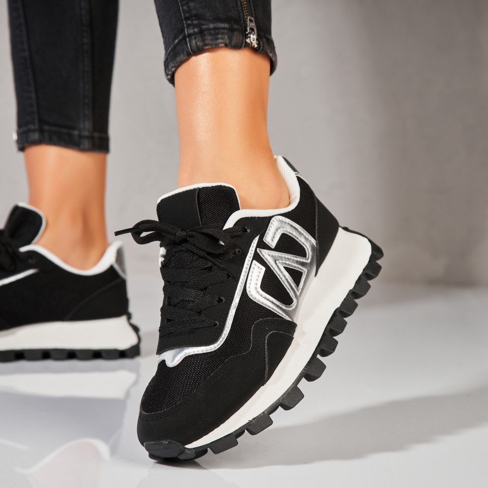 Poze Adidași damă Negri din Piele Ecologica Intoarsa Jasai
