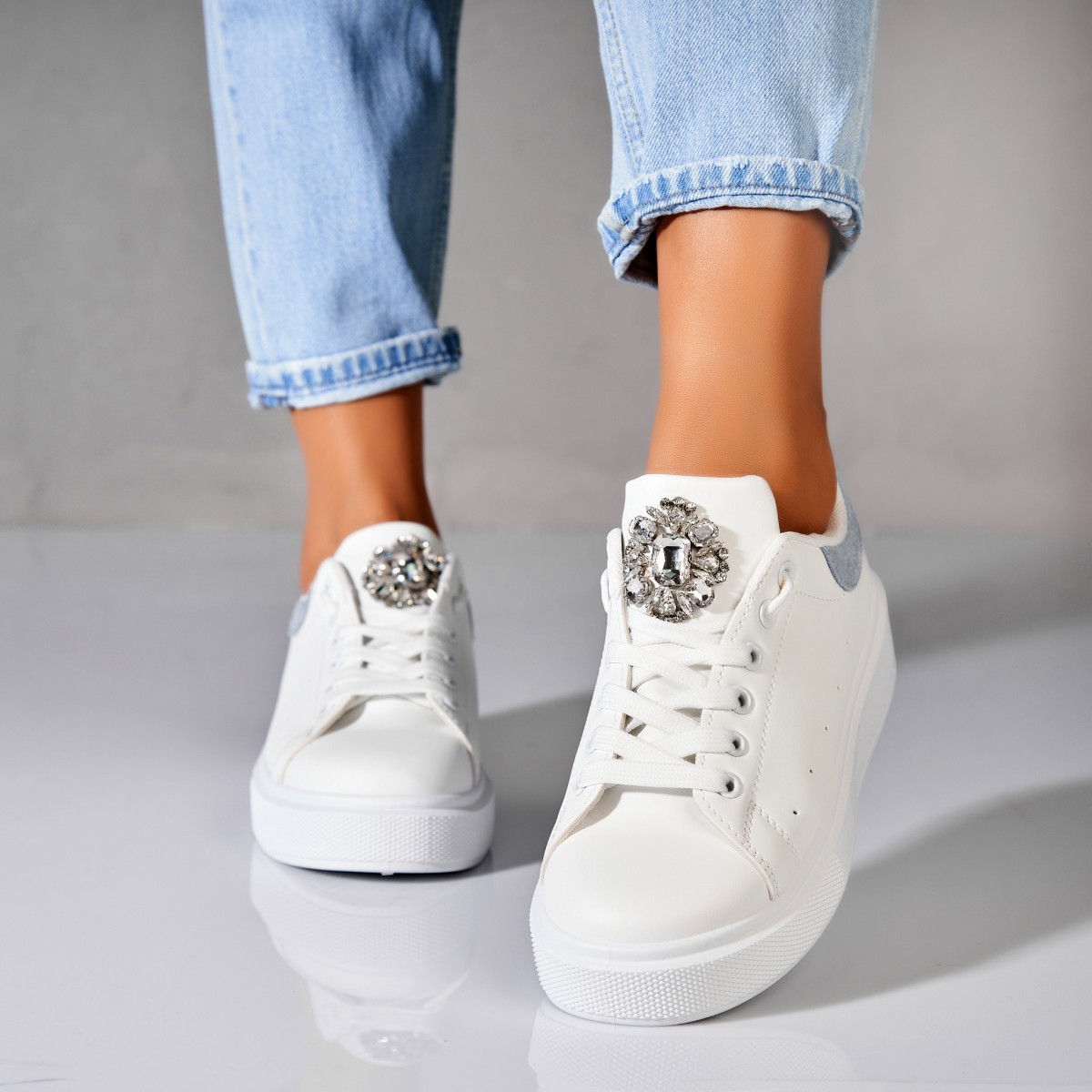 Poze Adidași damă Piele Ecologica Albastru Ashvi