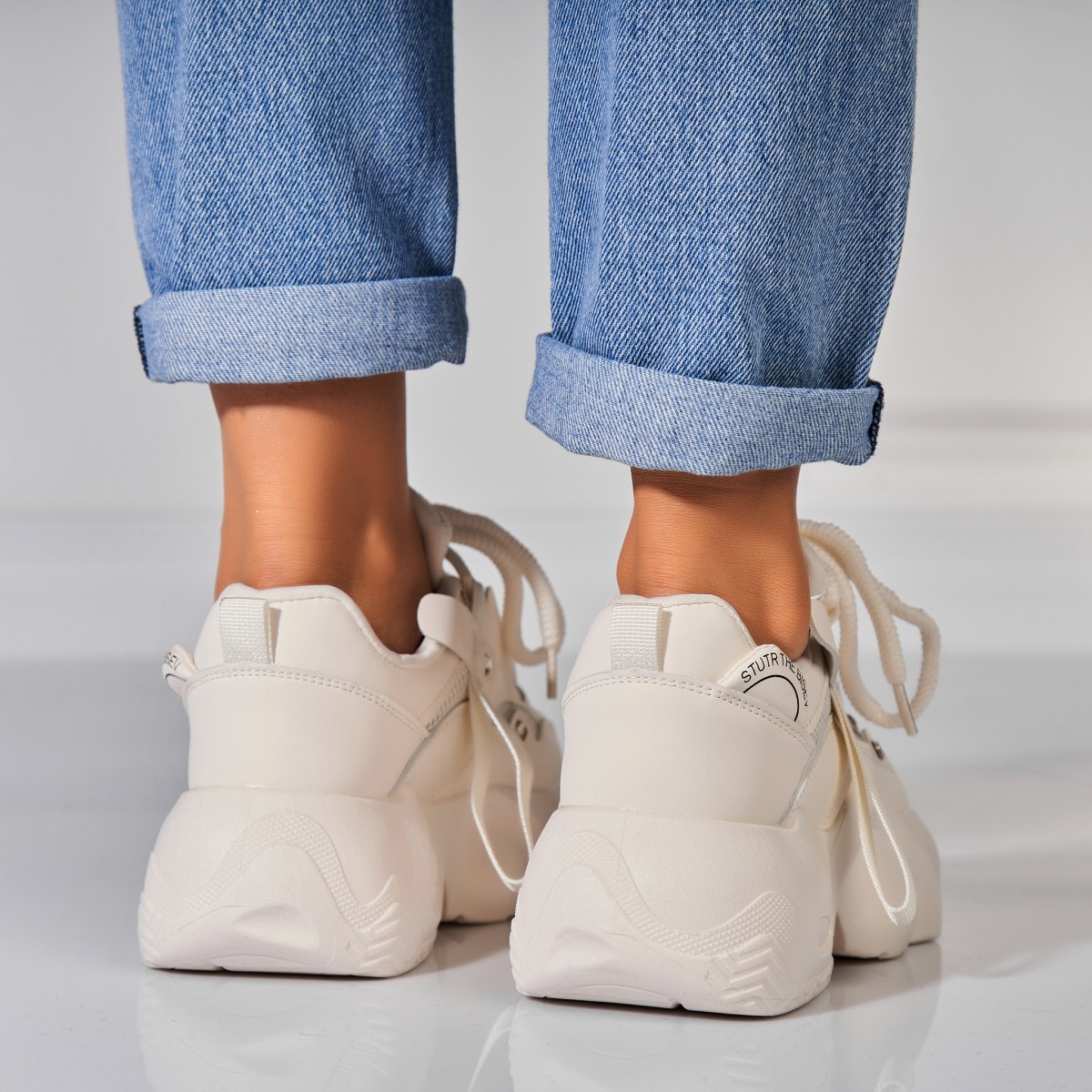 Poze Adidași damă Piele Ecologica Bej Kenlea