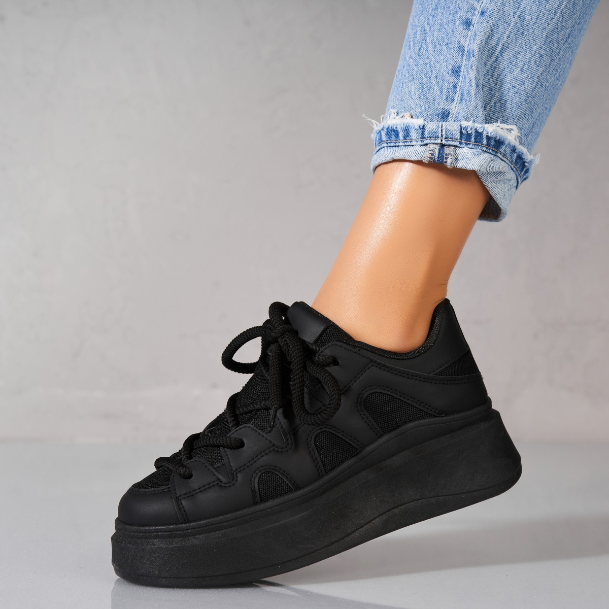 Poze Adidași damă Piele Ecologica Negru Nylie