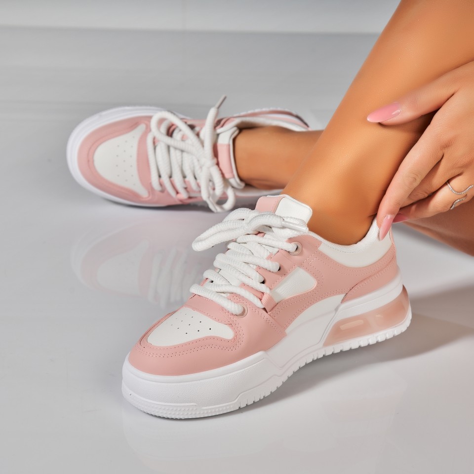 Poze Adidasi Dama Roz din Piele Ecologica Arliss