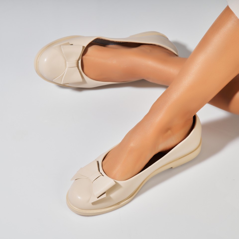 Poze Balerini dama Piele Ecologica Bej Rydia