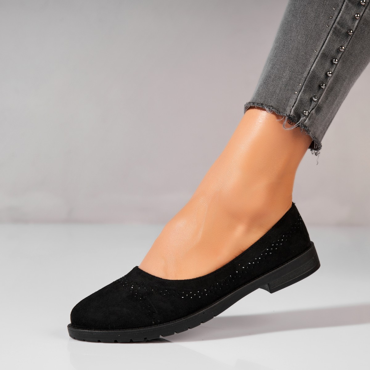 Poze Balerini dama Piele Ecologica Intoarsa Negru Mayda