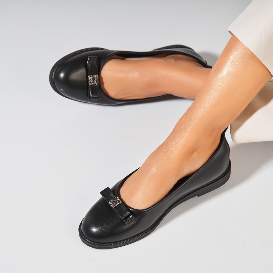 Poze Balerini dama Piele Ecologica Negru Markie