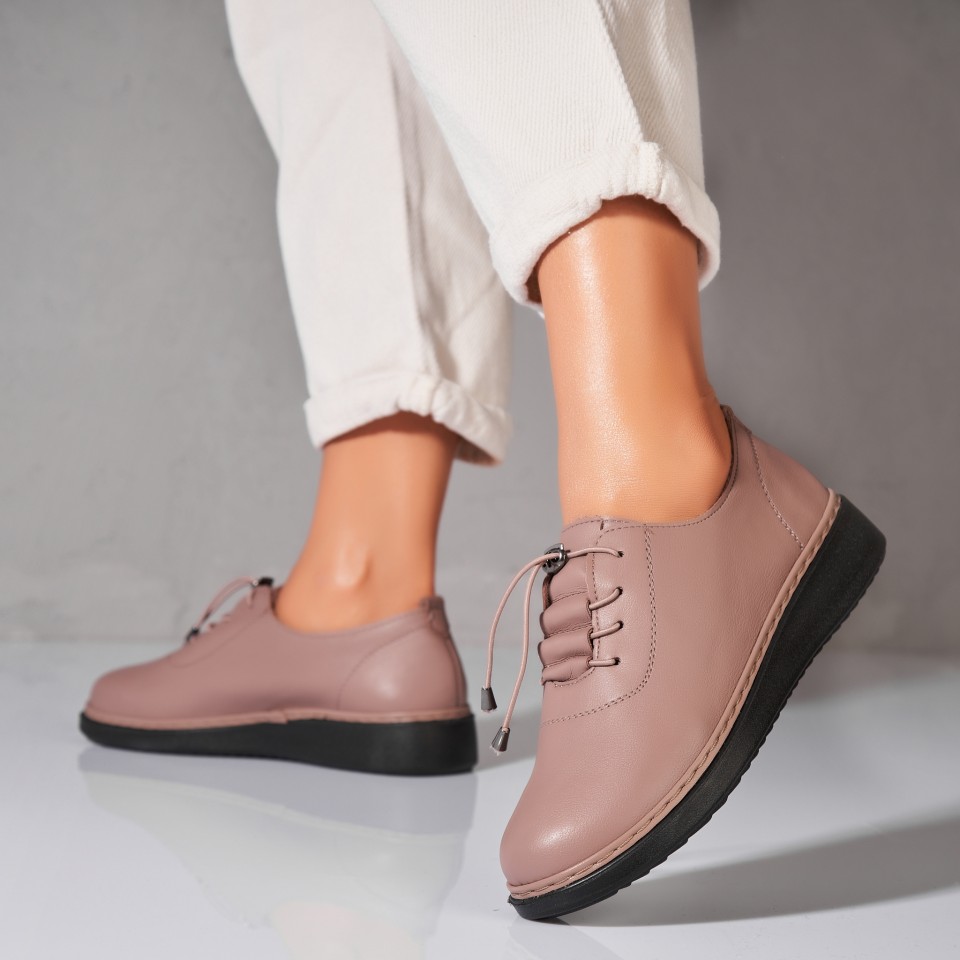 Poze Pantofi dama casual Kaki din Piele Ecologica Amyah