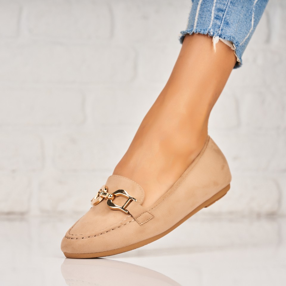 Poze Pantofi dama casual Kaki din Piele Ecologica Intoarsa Taizlynn