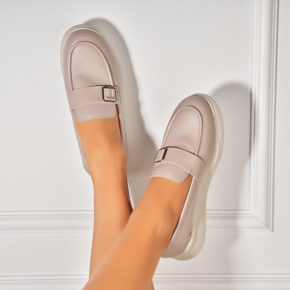 Poze Pantofi dama casual Kaki din Piele Ecologica Phoebe