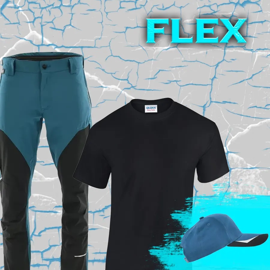 SET FLEX - Pantaloni scurti + tricou + sapca baseball