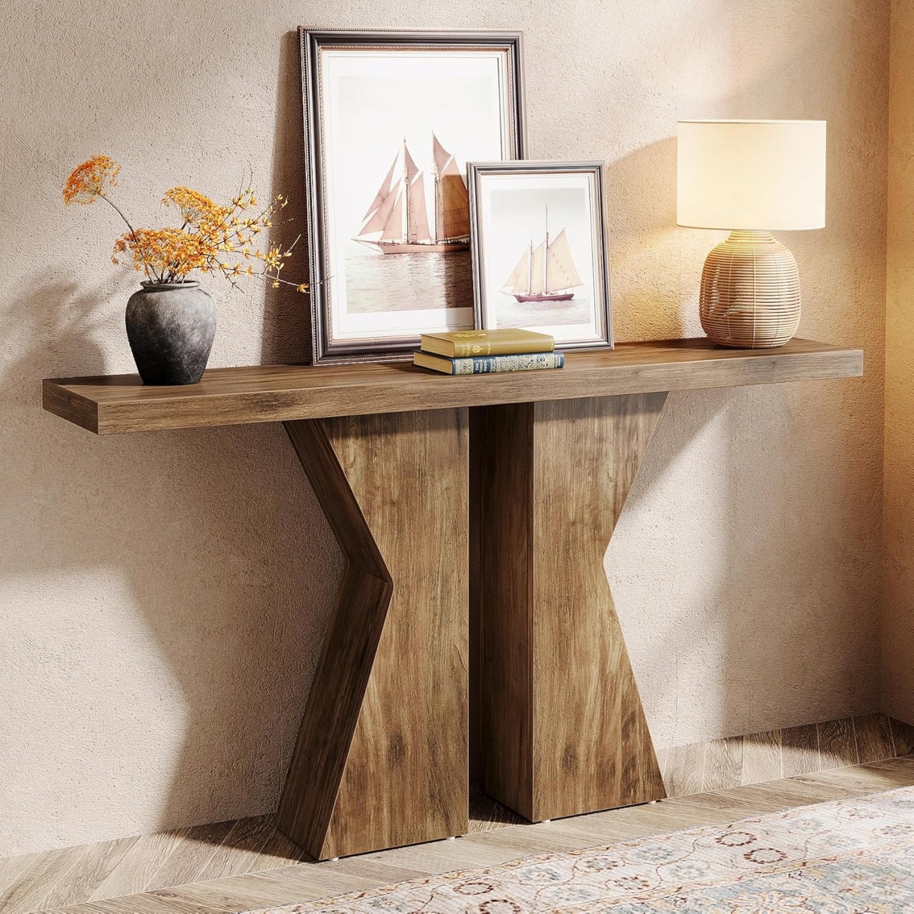 MACI24 - Masa Consola 140 cm masuta hol living dormitor - Maro