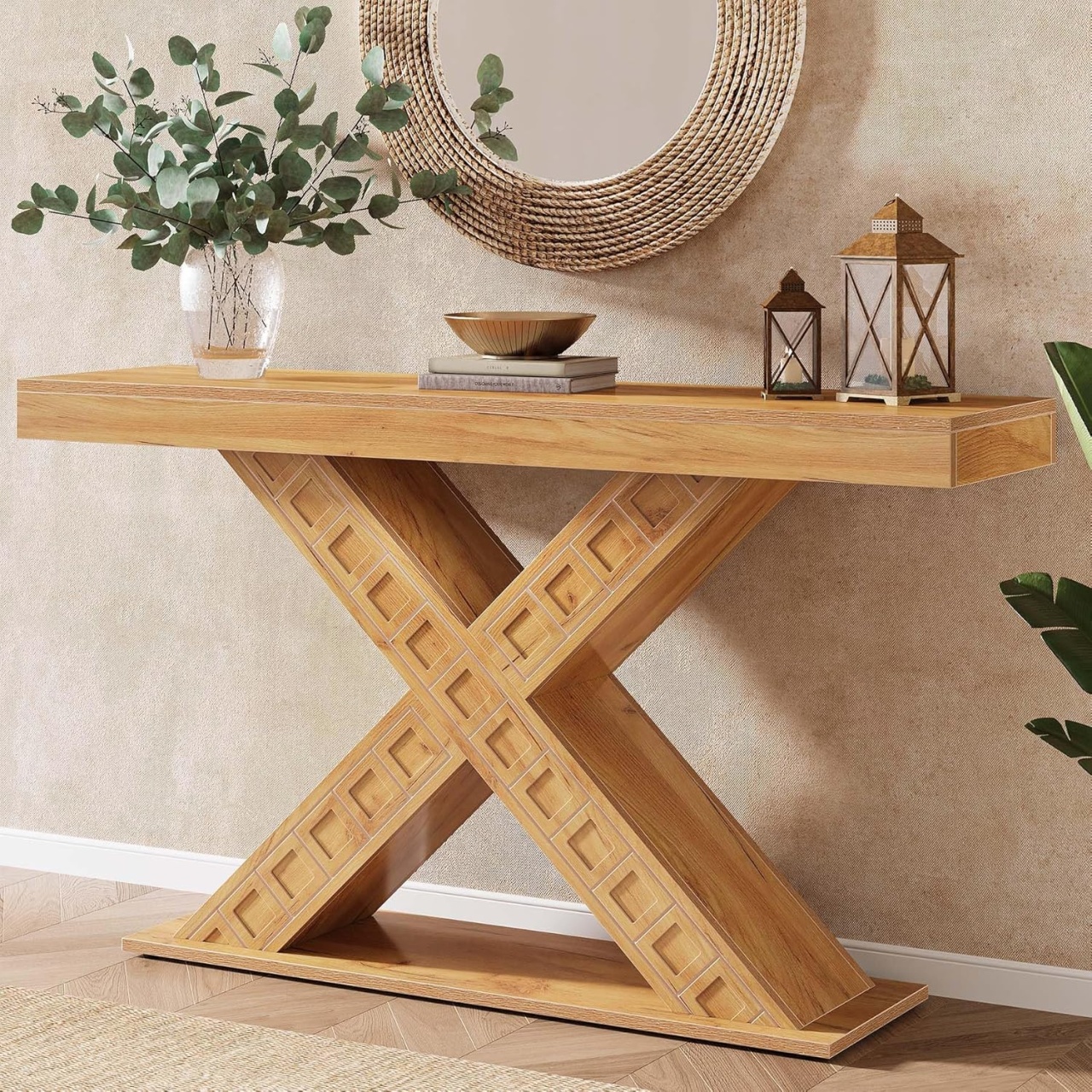MAM8 - Masa Consola 140 cm masuta hol living dining dormitor - Maro