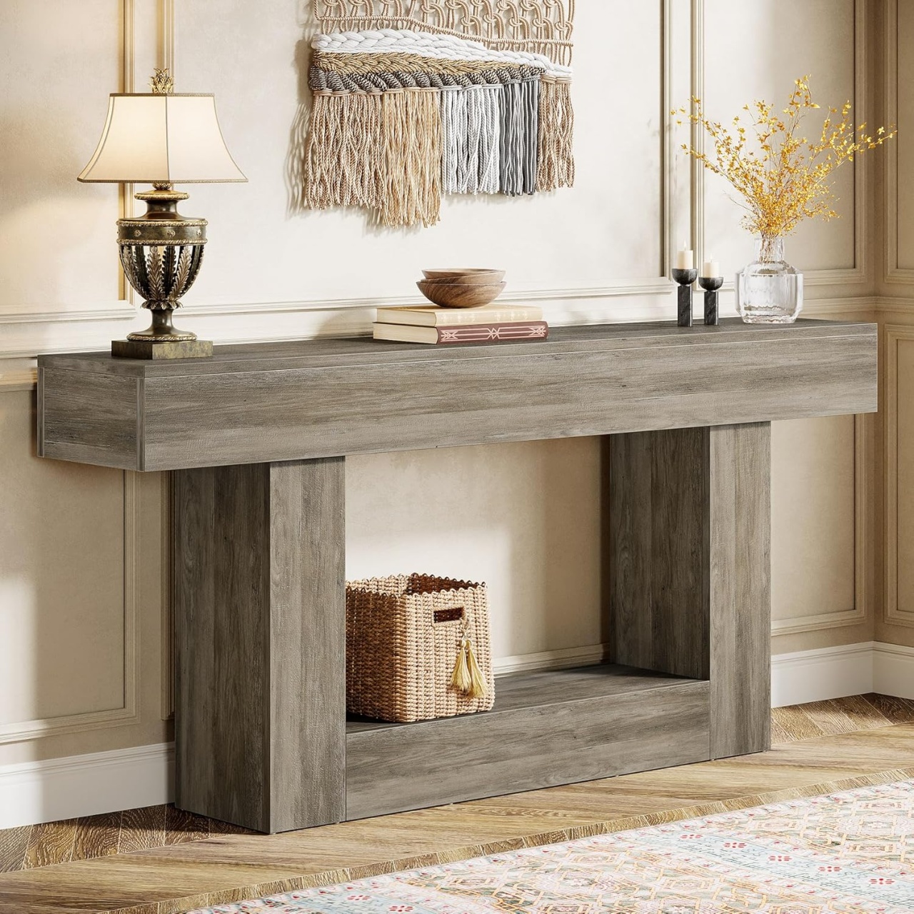 MAM4 - Masa Consola 160 cm masuta hol living dining dormitor - Maro