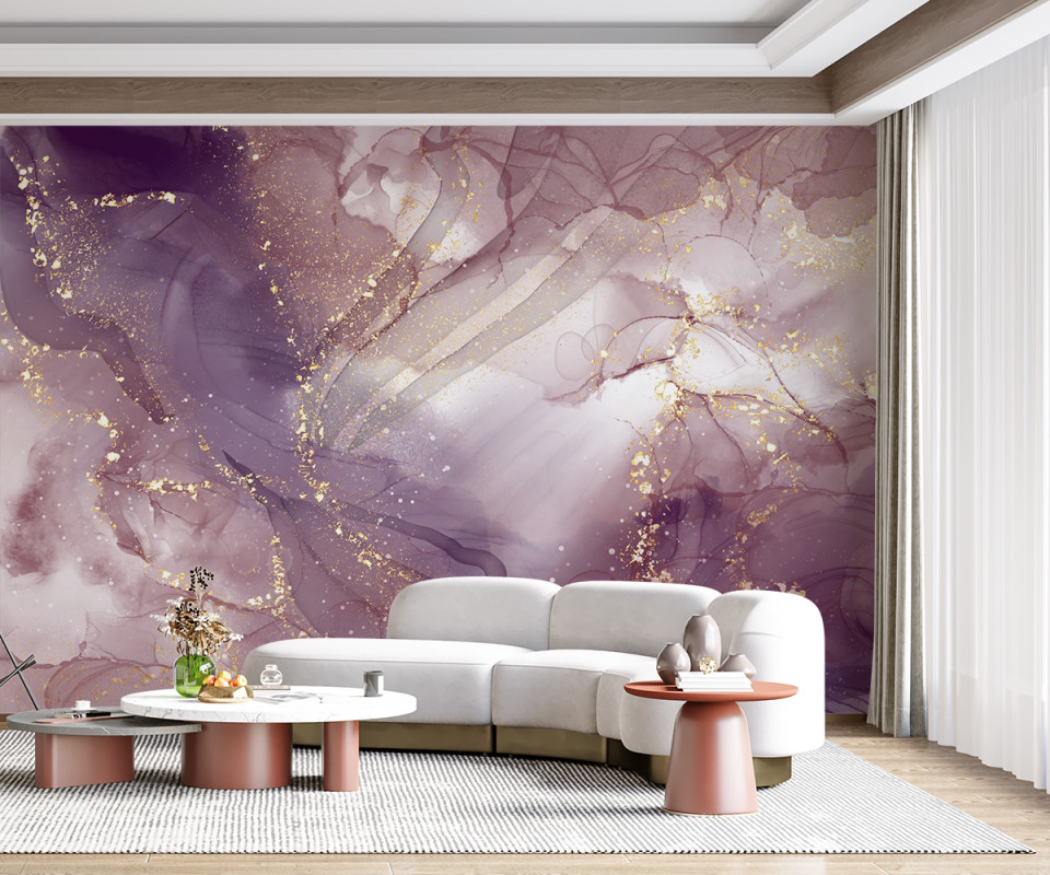 Fototapet Watercolor Marble (Selecteaza Dimensiuni(L x H) (cm): 400x250, Selecteaza Material: Wall Deco Premium) image