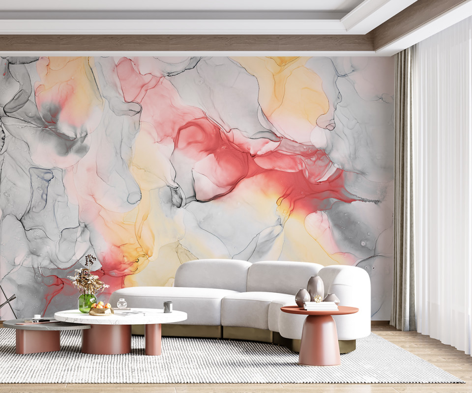 Fototapet Abstract Marbled (Selecteaza Dimensiuni(L x H) (cm): 400×250, Selecteaza Material: Wall Deco Premium) walldeco.ro imagine 2022