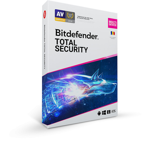 Bitdefender Licență Total Security. 3 dispozitive, 2 ani
