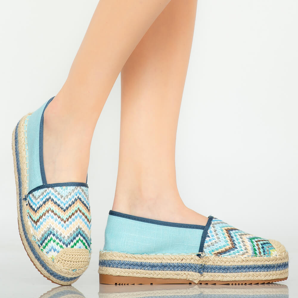 Pantofi casual Mony albastri image15