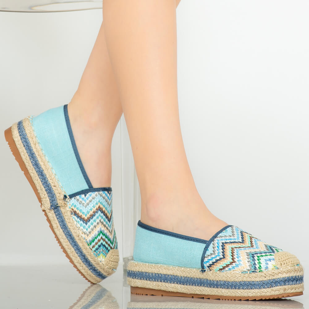 Pantofi casual Mony albastri image4