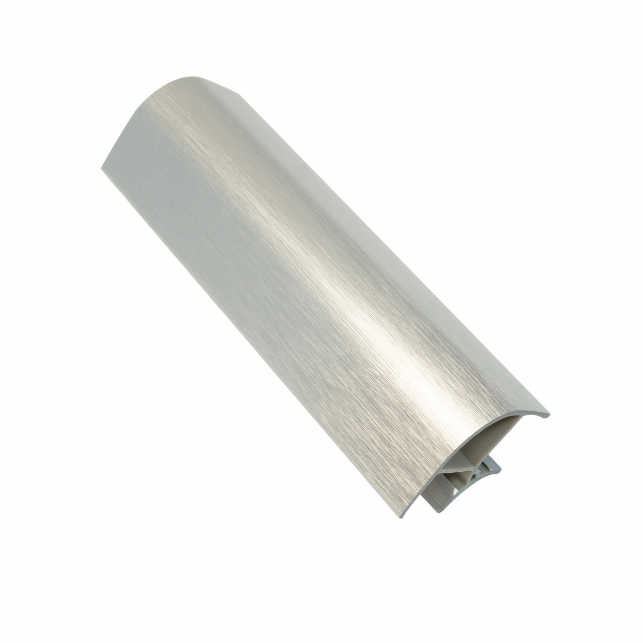 Coltar inclinat la 90°pentru plinta bucatarie, H=100/120/150 mm, L=25 mm, l=13 mm, finisaj aluminiu