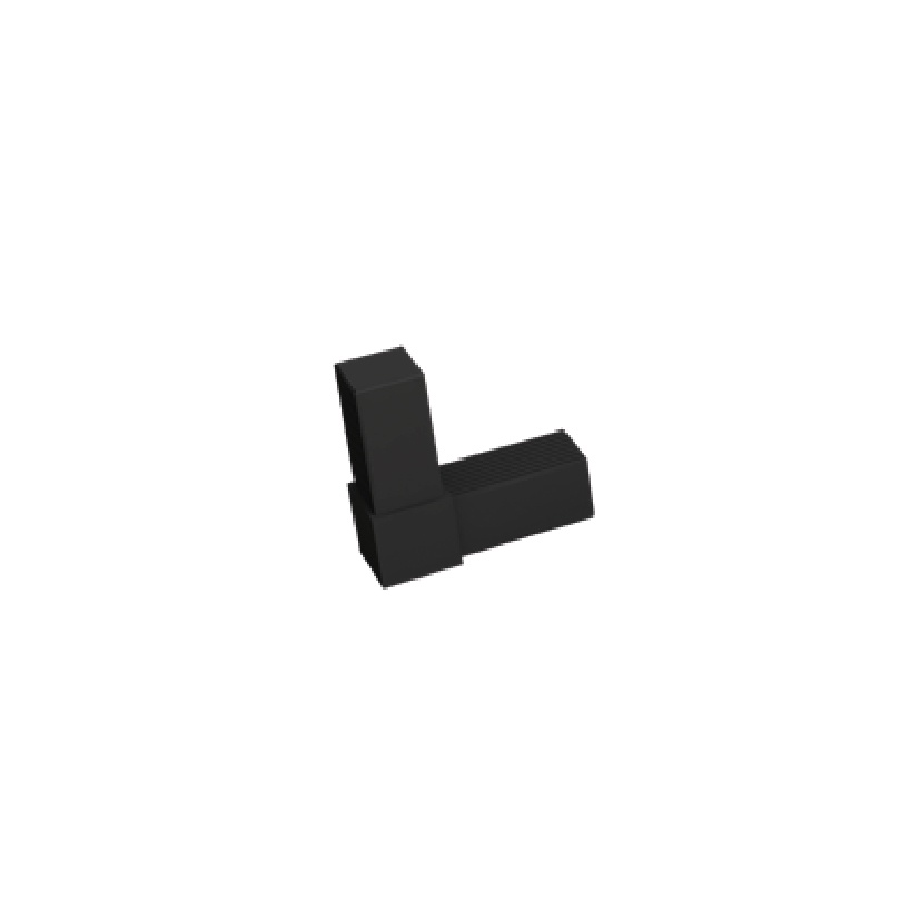 Element tip L pentru imbinare 2 profile sistem Puzzle