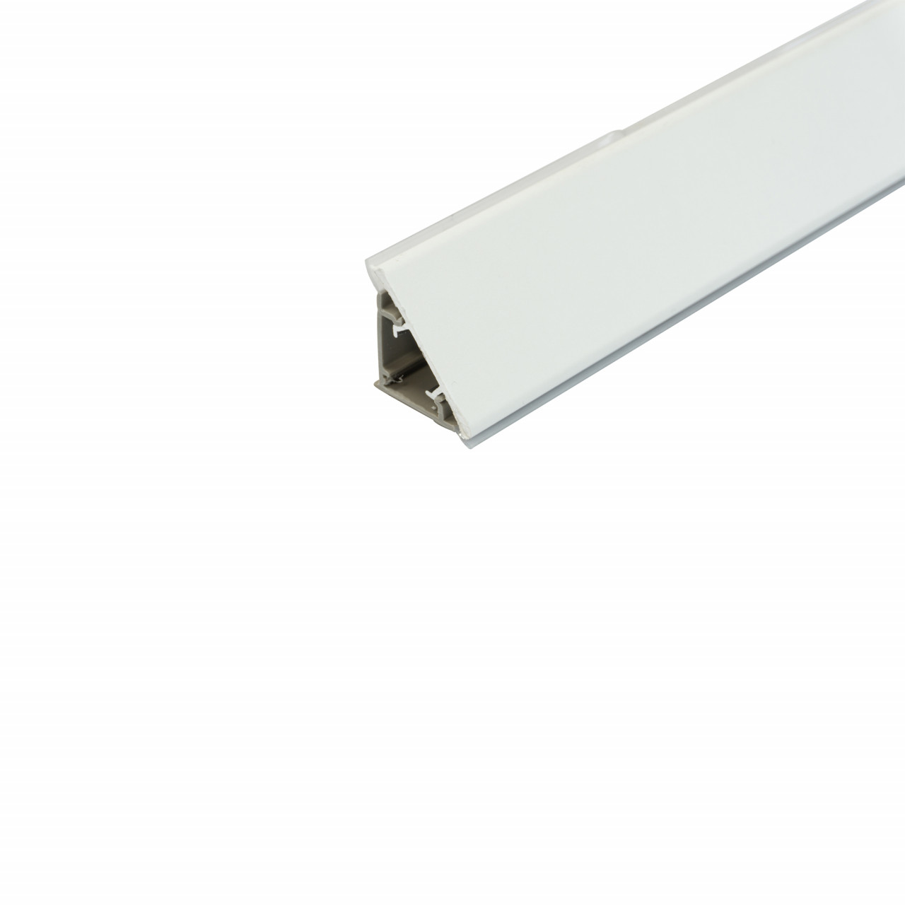 Inaltator blat model IT /plinta antistrop, plastic cu insertie din aluminiu, 27x28x42 mm, L=2000 mm, finisaj aluminiu | negru | alb