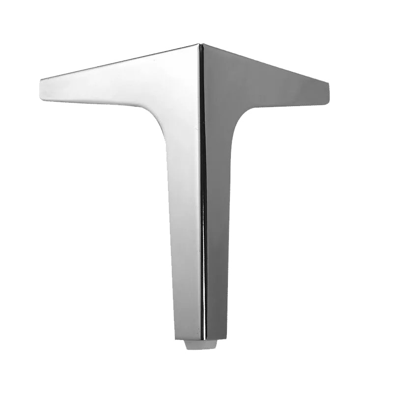 Picior pentru mobilier si canapele, model NUT, finisaj crom lucios
