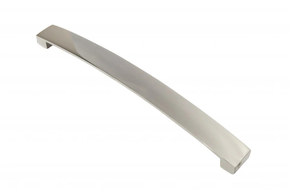 Maner metalic pentru mobilier, model CASSIM, stil modern/minimalist, Distanta dintre gauri = 128 | 160 | 192 mm, finisaj crom lucios
