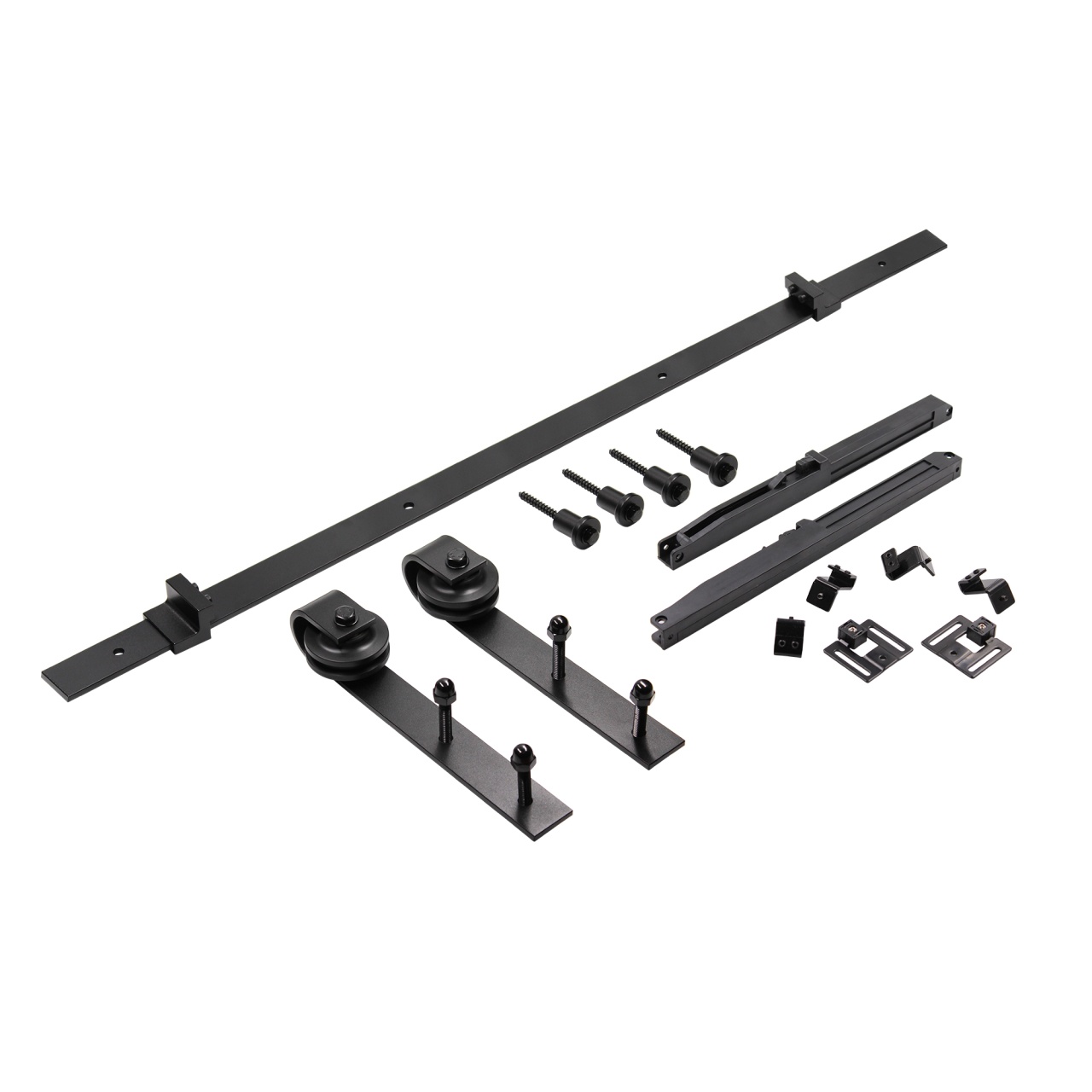 Set sistem de glisare cu amortizare BARN pentru 1 usa si ghidaj cu L=2000 mm, max. 100 kg
