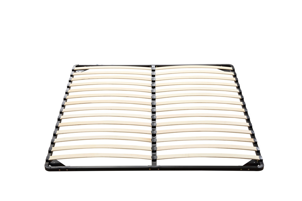Kit somiera demontabila, 2 randuri, 1400 | 1600 x 2000 mm, lamele lemn stratificat, negru