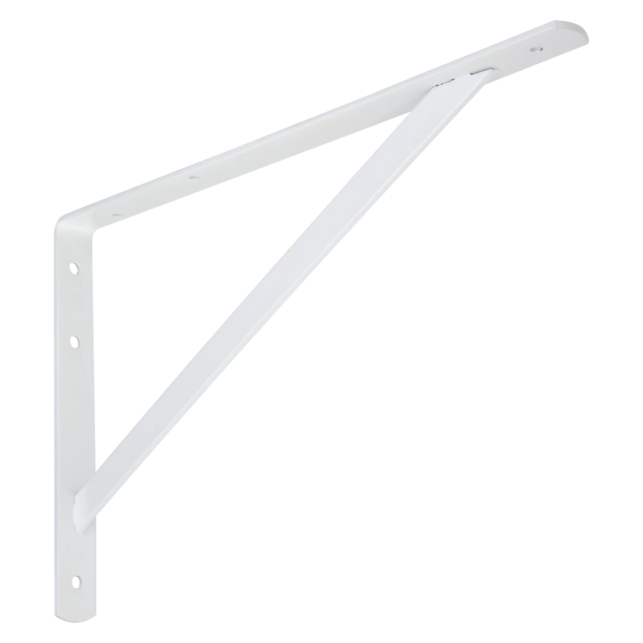 Consola pentru polite, model FERROFORZA, 250x400x4 mm, finisaj alb | negru