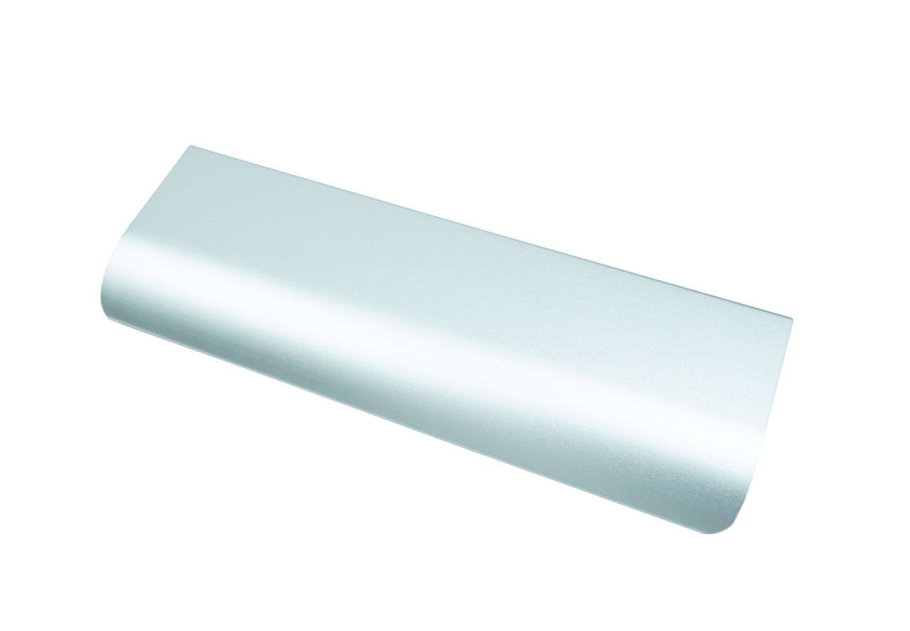 Maner metalic pentru mobilier, model Attis, Lungime totala = 50 | 120 | 200 | 300 | 400 | 1200 mm, finisaj aluminiu