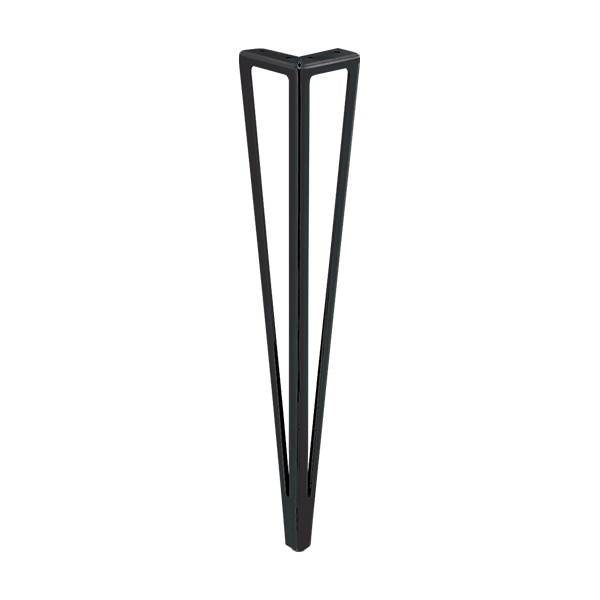 Picior pentru blat masa, model TRIGLAV, H=720 mm, finisaj negru mat