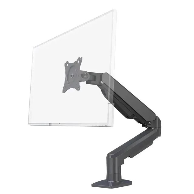 Suport articulat rotativ pentru 1 monitor 17-30 inch, VESA 75-100 mm, max. 9 kg, finisaj gri antracit