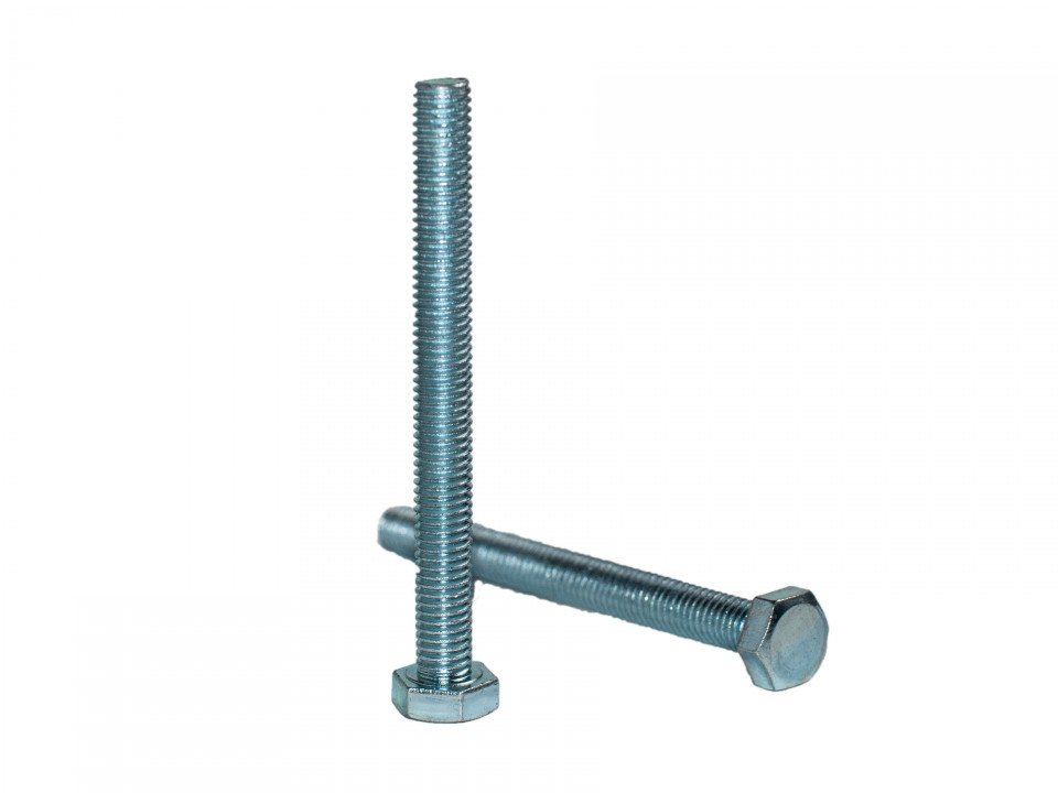 Suruburi filet metric cu cap hexagonal DIN 933, clasa de rezistenta 4.8
