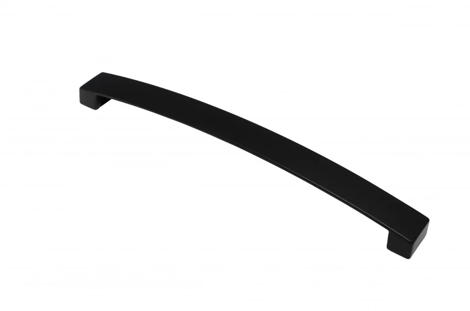Maner metalic pentru mobilier, model CASSIM, stil modern/minimalist, Distanta dintre gauri = 128 | 160 | 192 | 224 | 256 mm, finisaj negru mat