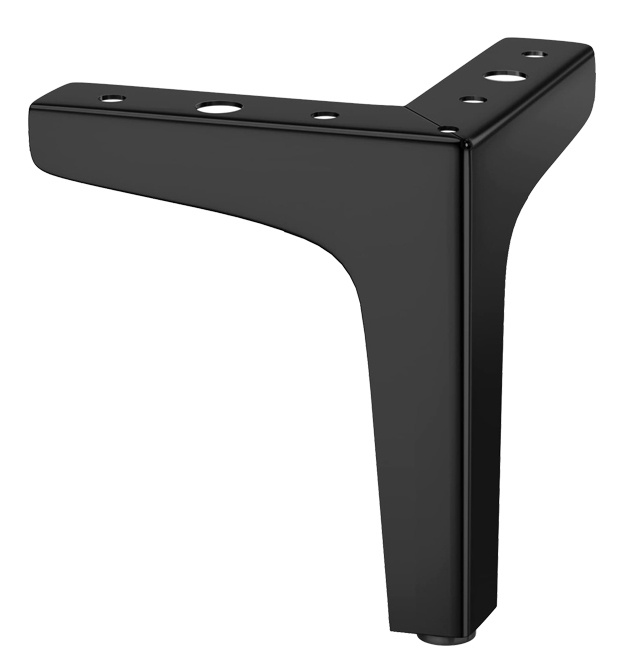 Picior pentru mobilier si canapele, model NUT, finisaj negru