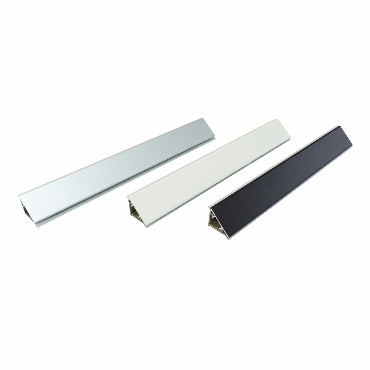 Inaltator blat model IT /plinta antistrop, plastic cu insertie din aluminiu, 27x28x42 mm, L=2000 mm, finisaj aluminiu | negru | alb