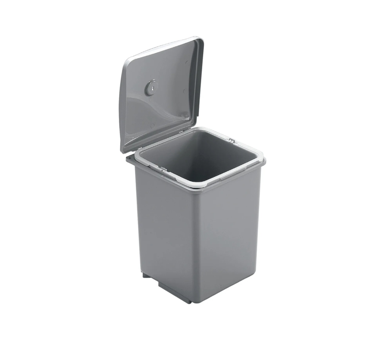 Cos gunoi pentru mobilier bucatarie, model RAPIDO, 1 cuva x 13 L, finisaj gri