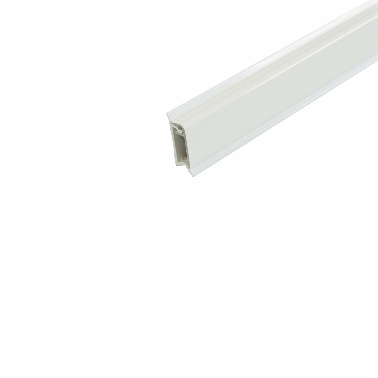 Inaltator rectangular pentru blat bucatarie/plinta antistrop, plastic, 23x27x10 mm, L=2000 mm, finisaj aluminiu | negru | alb