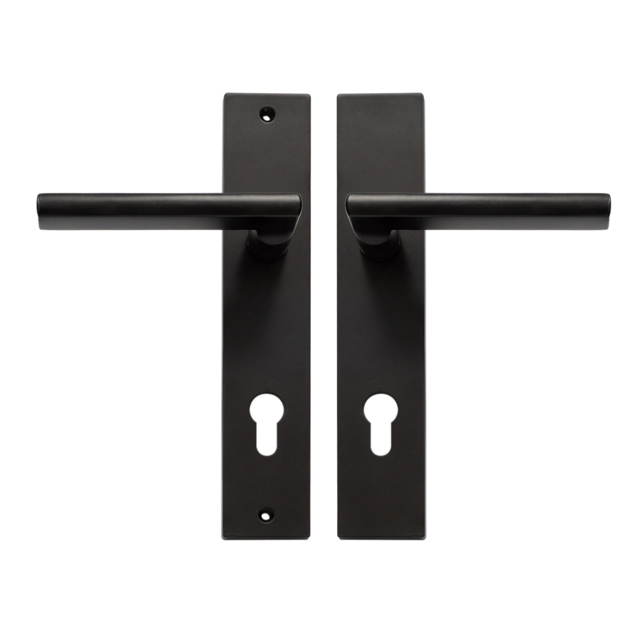 Maner cu sild pentru usi, model STRAJA, Y90, 240x45 mm, finisaj negru mat
