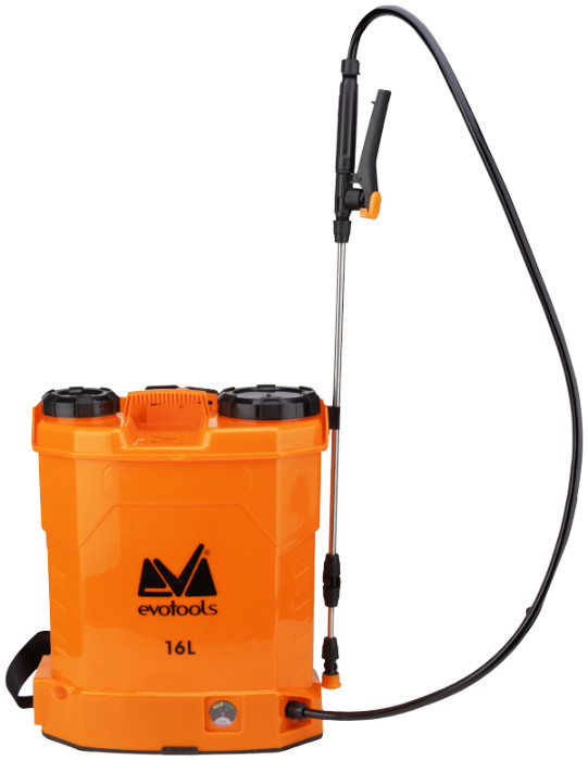 Pompa de Stropit Vermorel 16 L cu Acumulator si Spatiu Depozitare PP Evotools 682207